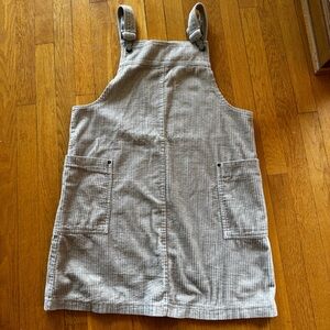 New York & Company Beige 100% wide whale Corduroy Jumper with side pockets